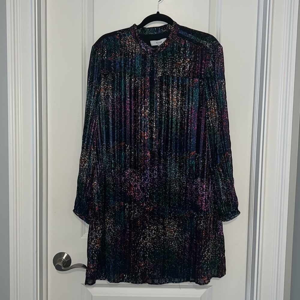 Reiss Women's Black Isla Lurex Print Dress 💥Firm Price💥 - Picture 7 of 13